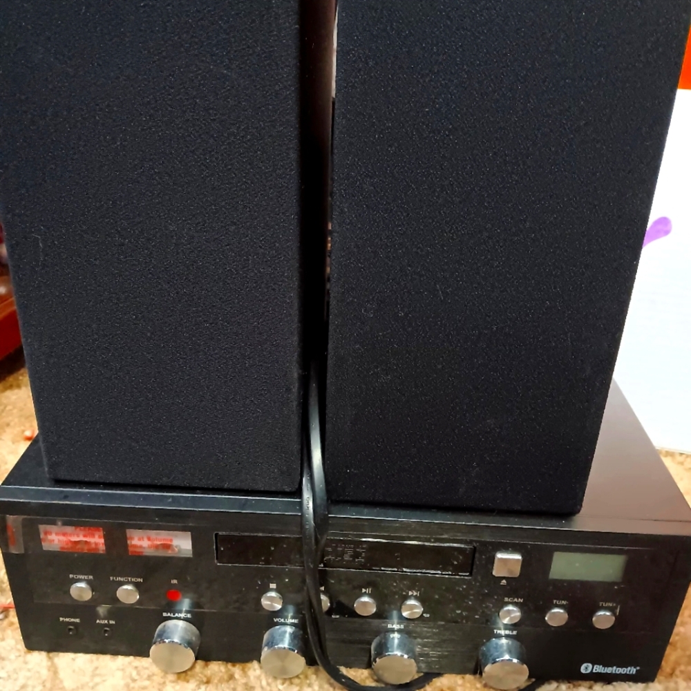Bluetooth Stereo System with Speakers